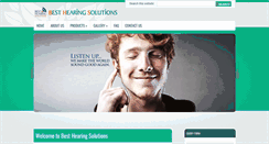 Desktop Screenshot of besthearingsolutions.com